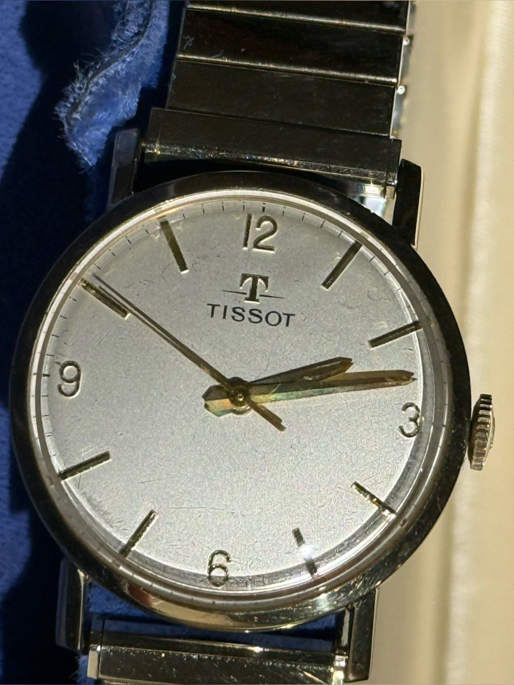 Vintage 1950s-60s Tissot Manual Wind Swiss Watch w/ Original Box